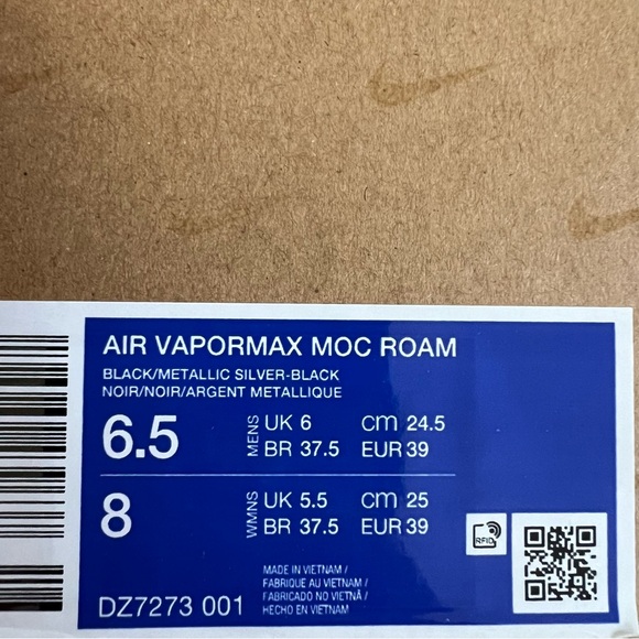 ✔️New✔️ NIKE Air Vapormax Moc Roam Black main image 5